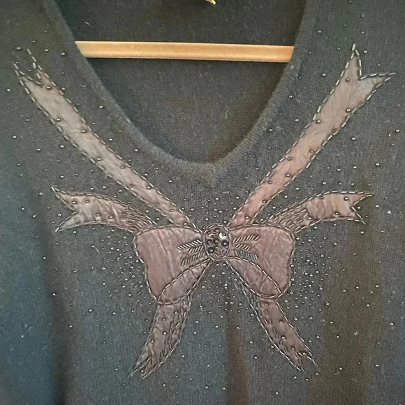 Justine Todd Vintage Wool Angora Sweater - Picture 2 of 4